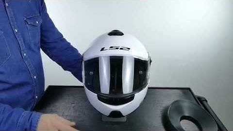 LS2 FF325 Strobe Flip Front Motorcycle Helmet Tutorial - GhostBikes