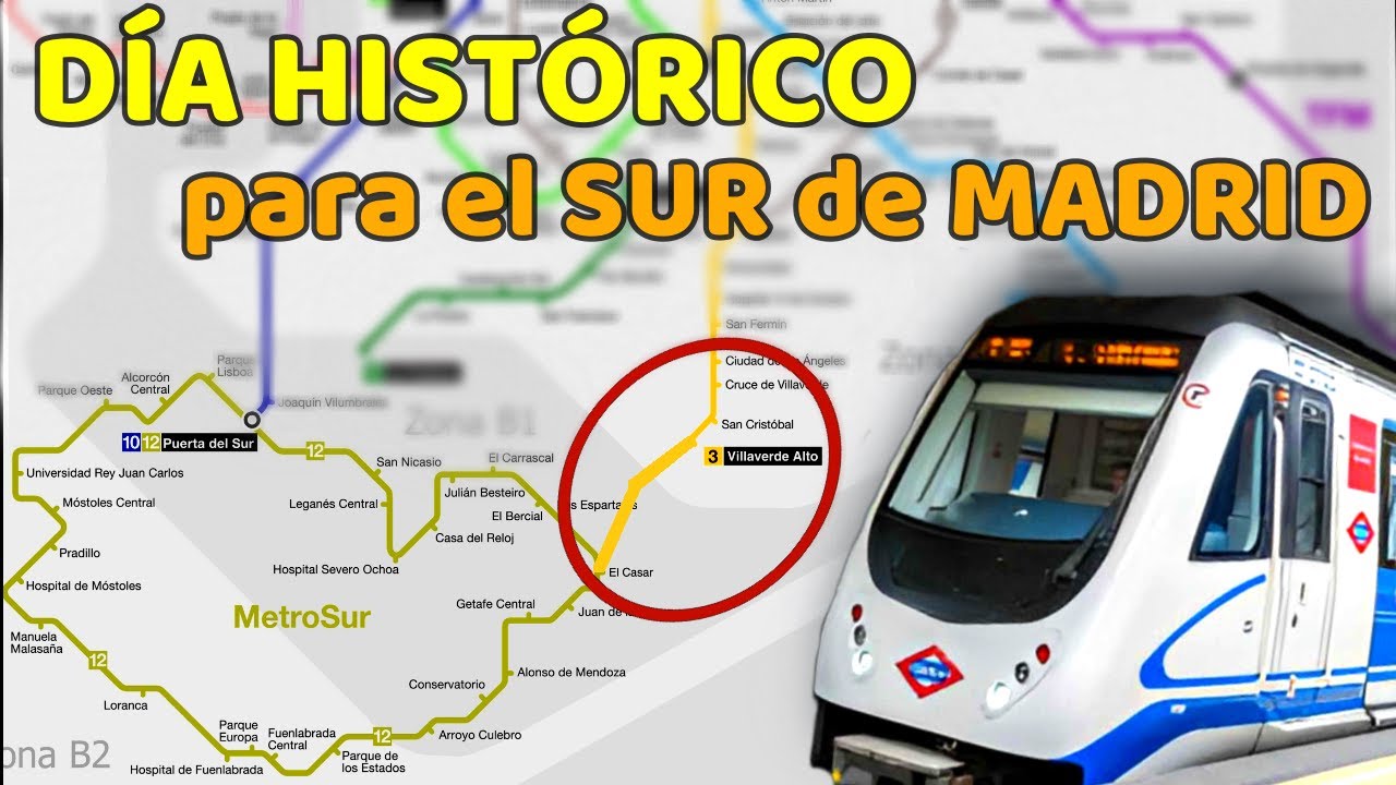 🚇 INAUGURADA la CONEXIÓN de la Línea 3 de Metro Madrid con METROSUR / Getafe / Leganés / Fuenlabrada