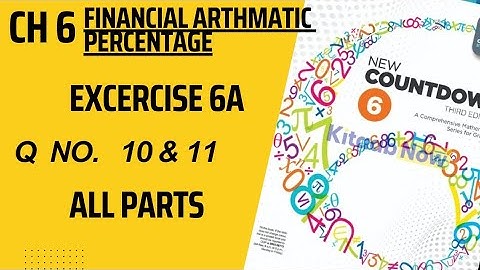 ||Oxford countdown|| 3rd edition Math class 6 ||Chapter 6 Ex A|| Question No 10 & 11 All Parts