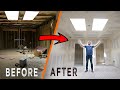 Abandoned Bldg Renovation Ep. 16 .... DRYWALL changes EVERYTHING!!