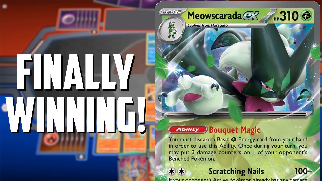 Meowscarada ex FINALLY SHINES at a major tournament! - (Pokemon TCG Deck List + Matches)