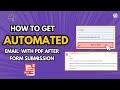 How to Automatically Send an Email with a Pdf after Newsletter Form Submission