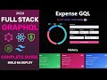 Graphql crash course in 2024  build a full stack mern app