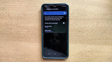 How To Turn On Notification Reminder In Samsung Galaxy Mobile