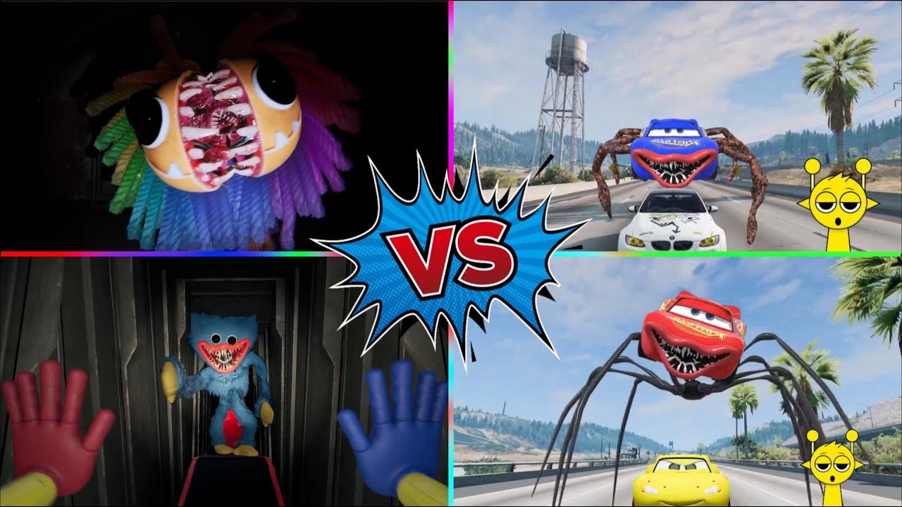 McQueen Tank 🆚 Minion Zombie 🆚 Thomas Train 🆚 TRAIN EATER 🎶 Tiles Hop EDM Rush