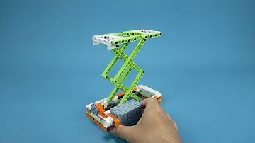 Apitor Robot E(アピターロボットE)の作例：シザーリフト