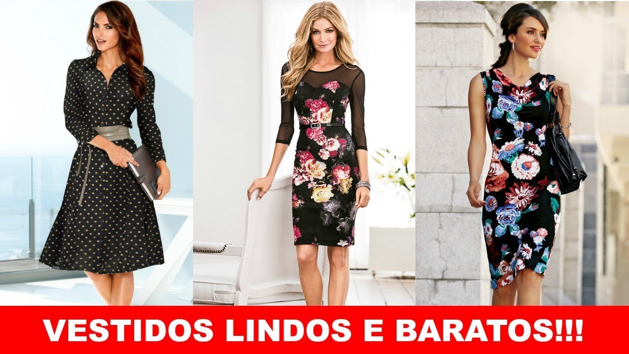 vestidos lindos e baratos