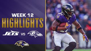 Ravens Vs. Jets, Week 12 Highlights Baltimore Ravens