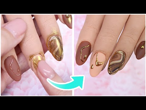 Gold Nail Designs for an Elegant Nail Look - College Fashion