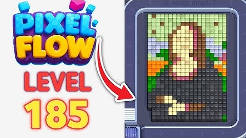 Pixel Flow Level 185 Walkthrough