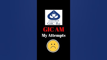 My poor attempts in GIC AM | GIC assistant manager self given attempts #gic #shorts #short #ytshorts