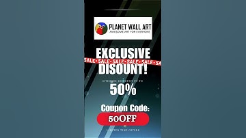 Planet Wall Art Sitewide Code! #WallArt #Posters #HomeDecor #ArtPrints #InteriorDesign #50percentoff