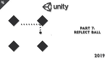 Reflect, Richochet object | 2D Game in Unity 2019 Beginner Tutorial | Okay clone | Part 7