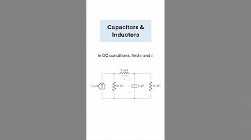 Circuit Analysis – RLC Circuit at DC Conditions #electrical #electricalengineering #electronics