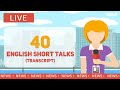 40 english short talks  toeic listening