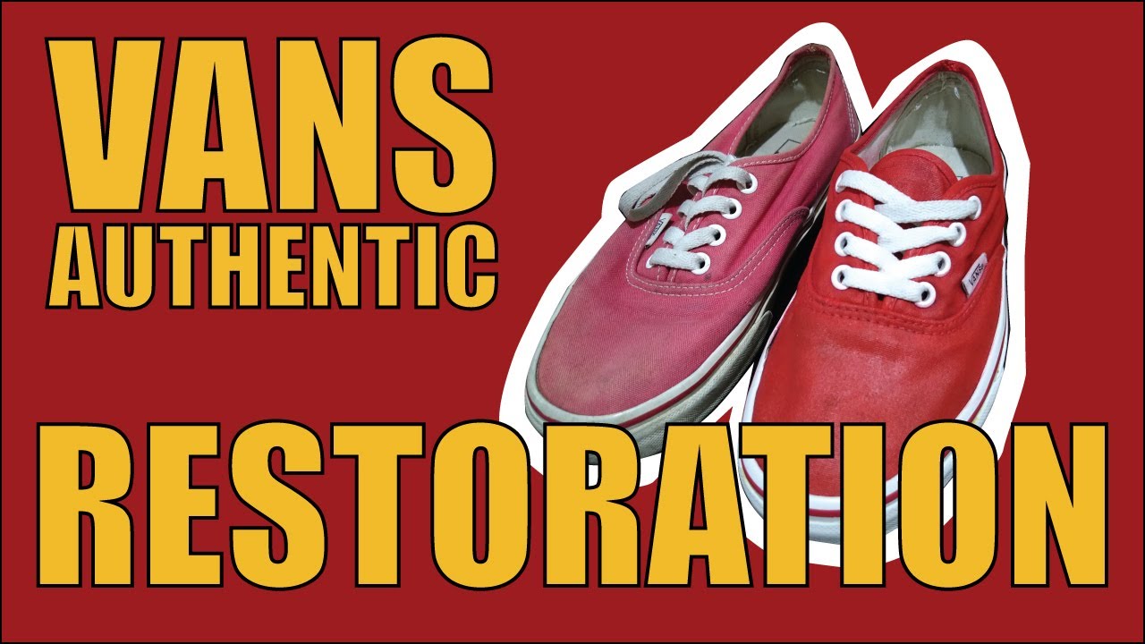 vans shoes restoration