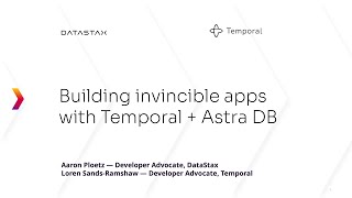 Building invincible applications with Temporal + Astra DB screenshot 5