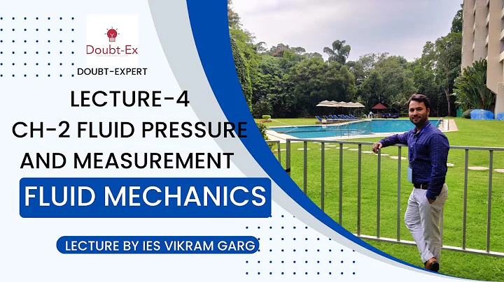 Lecture-4/ Chapter-2 Pressure Measurement/ #fluidm...
