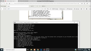 CMD MARIA DB PERTEMUAN 6
