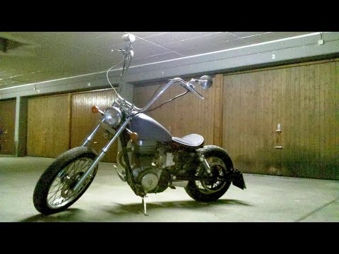 WEHRWOLF German Suzuki Savage LS 650 Bobber Build S40  @blackforestbuscrew