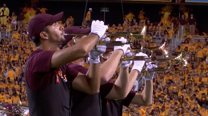 9-12-15 ASU Marching Band vs Cal Poly Mustangs