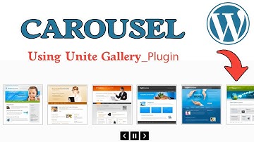 Unite Gallery Lite - Plugins - Create Carousel of Images or Products In WordPress |Part 7|