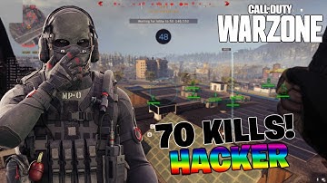Spectating the #1 HACKER in WARZONE.. 70 KILLS! (Modern Warfare Warzone)