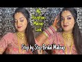 Reception bridal makeupself bridal makeup step by step tutorial bridal bridalmakeup reception