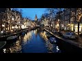 Walking in Amsterdam Christmas | Late afternoon