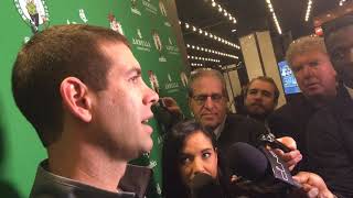 Brad Stevens explains what he has learned from coaching Boston Celtics star Kyrie Irving