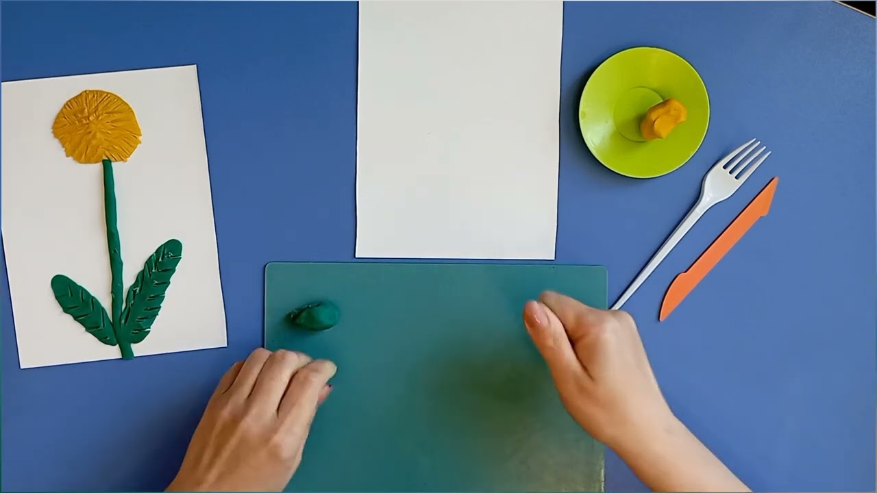 Кульбаба.Літературне образотворення та художньо-продуктивне образотворення (ліплення).