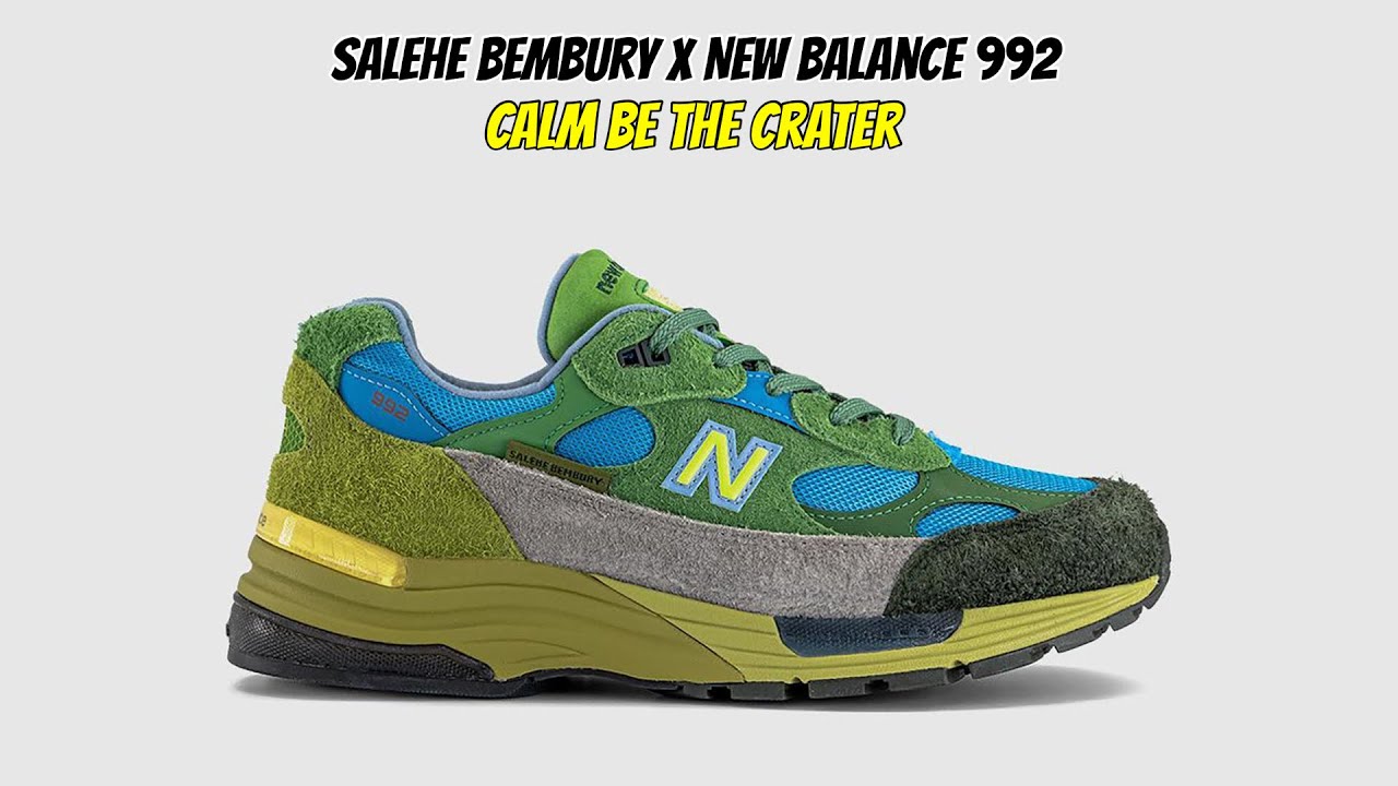 Salehe Bembury x New Balance 992 Calm Be The Crater - YouTube