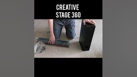 Creative Stage 360 Unboxing