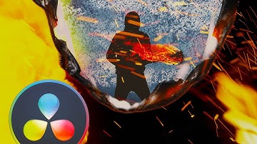 Fire Paper Burn Transitions in DaVinci Resolve 17