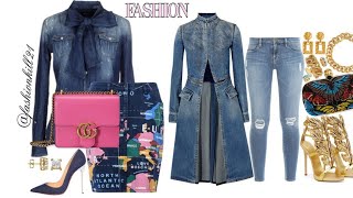 Moda 2021 Más de 40 Ideas de Outfits con Prendas Denim Mezclilla Outfits Casuales en Tendencias 2021