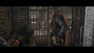 Red Dead Redemption 2 Catching prisoner O'driscoll trying to escape