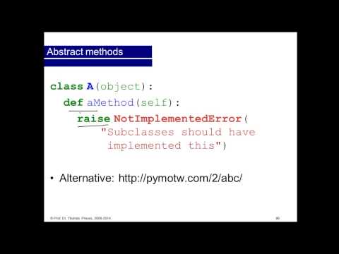 Python 01-26: Abstrakte