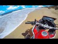 FUI A PRAIA NA MOTO NOVA XRE 300 2020