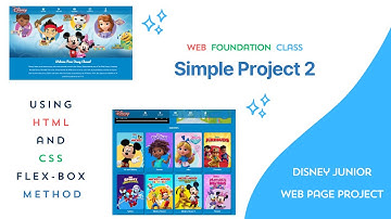 HTML & CSS (using flex) Project Sample