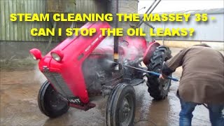 STEAM CLEANING THE 35. CAN I STOP THE OIL LEAKS?