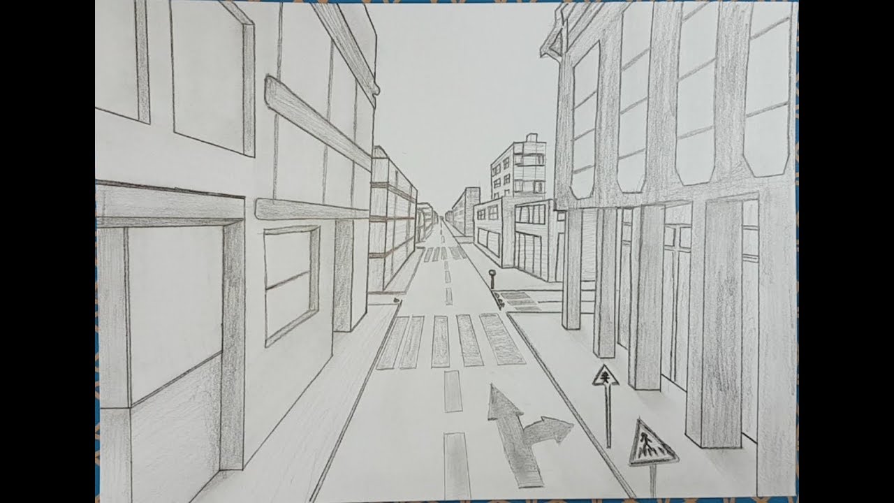 Comment Dessiner Une Ville En Perspective Youtube