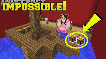 Minecraft: IMPOSSIBLE TO SEE WATER CHESTS!!! - Chunk Sized Find The Button - Custom Map