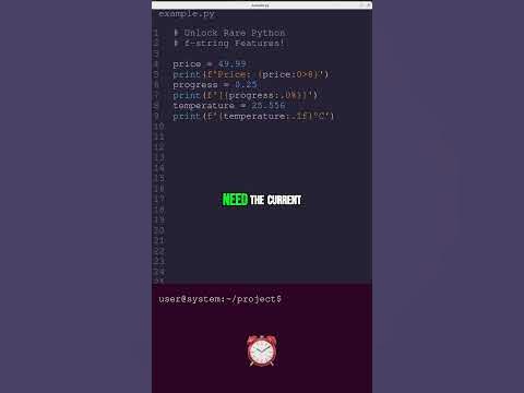 5 Python f-String Secrets for Next-Level Code Formatting #programming # ...