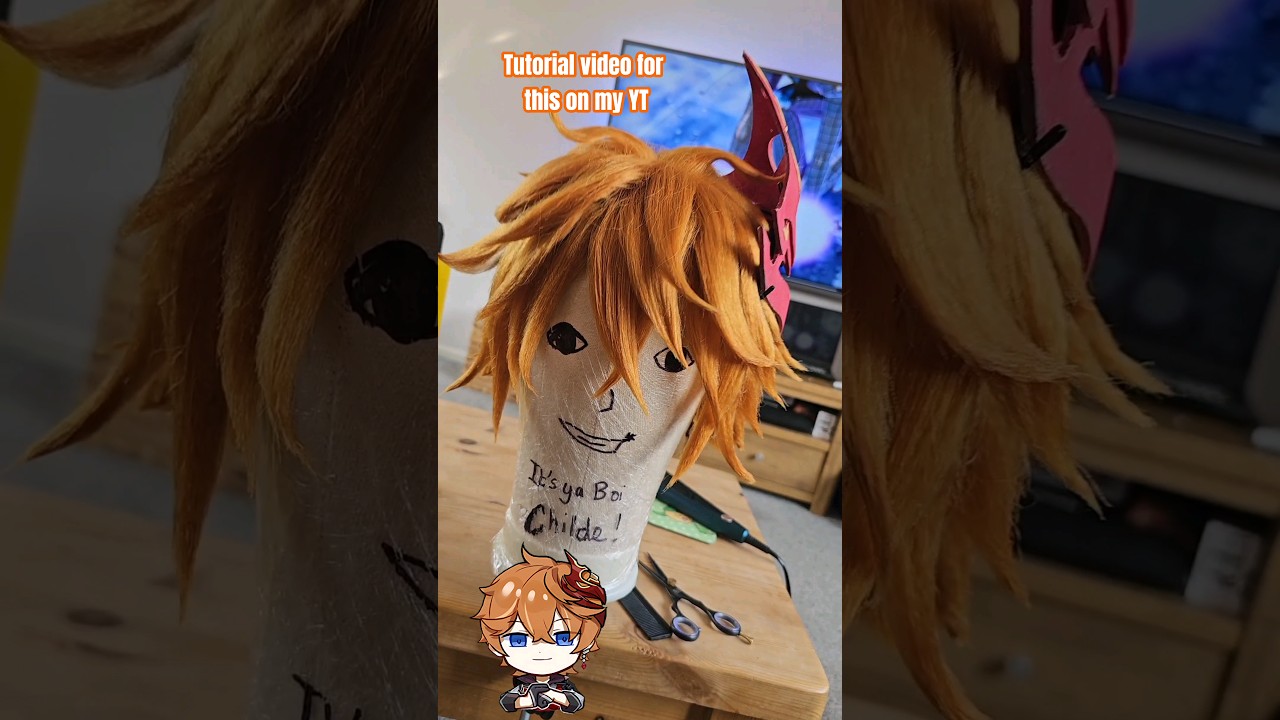 Cosplay Wig Transition! Tartaglia - Genshinimpact