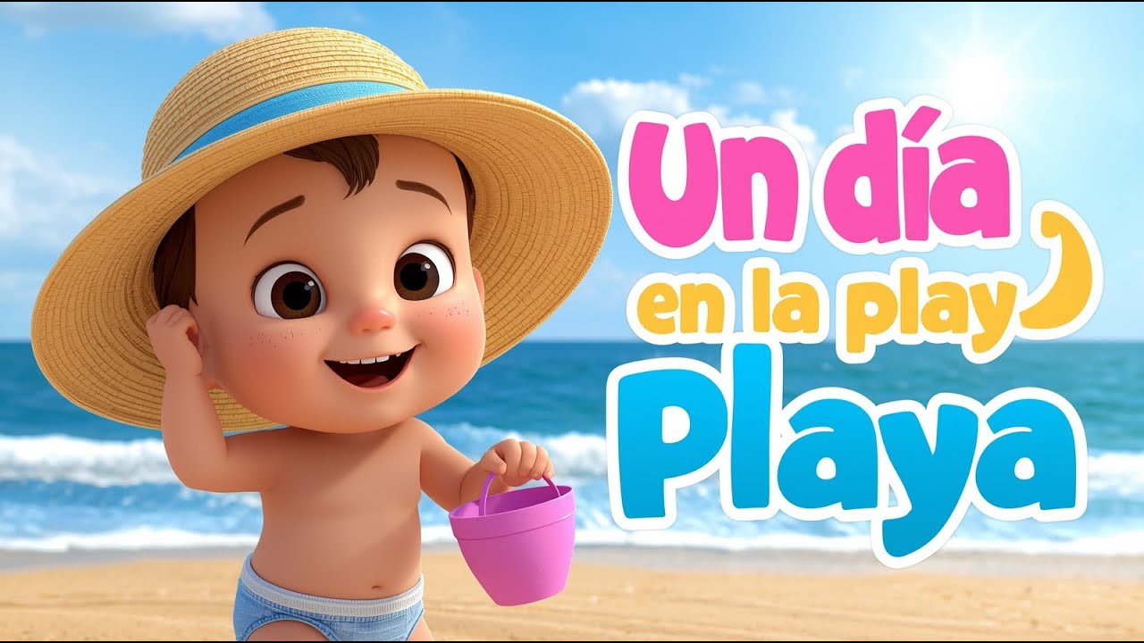 ¡Un Día en la Playa! ☀️ | Canción Infantil para Jugar y Cantar | Luna Canciones Mágicas