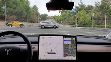 Model 3 - Beta FSD - Test Loop 1 - 2020.48.12.15 - 24 Dec 2020