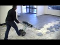 Fastest way to remove floor tiles