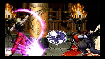 Omega Rugal Vs Cyber Evil Ryu - The Coolest Fight You Will See - Capcom Vs Snk Mugen