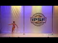 Novice Girls Emilia Moskalenko of Ukraine - IPSF World Pole Sports Championships 2018