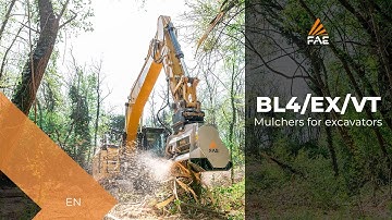 The forestry mulcher for large excavators, with Bite Limiter technology